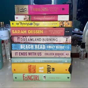 10 Books YA, Romance, Memoir, Mystery book bundle